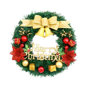 20" Bell-Style Christmas Wreath with Lights