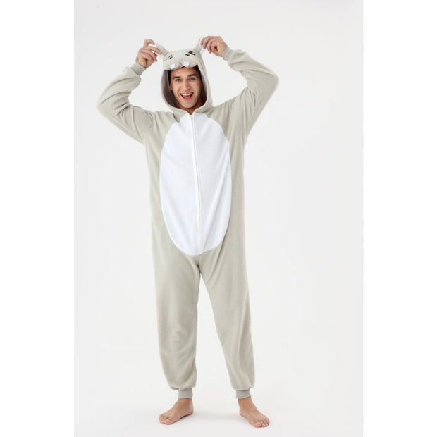 Animal Onesie Fleece Cosplay Sleepwear