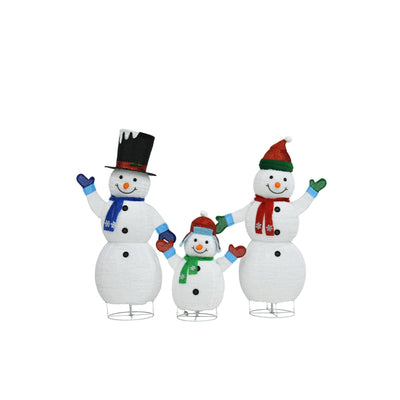 White Plush Lantern With Warm LED Light, Christmas Indoor And Outdoor Decorations, Plush Material, Warm Atmosphere Light, Warm Light Effect, Christmas Ornaments