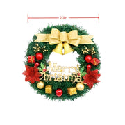 20" Bell-Style Christmas Wreath with Lights