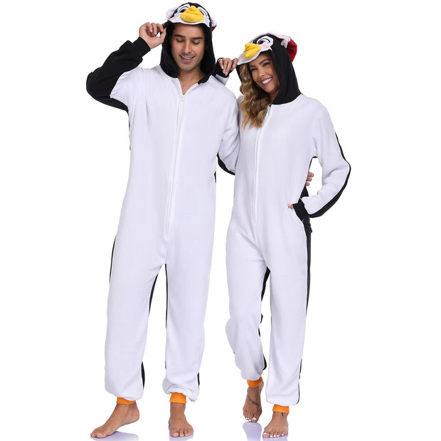 Onesie Animal Fleece Pajamas Halloween Cosplay Costumes 