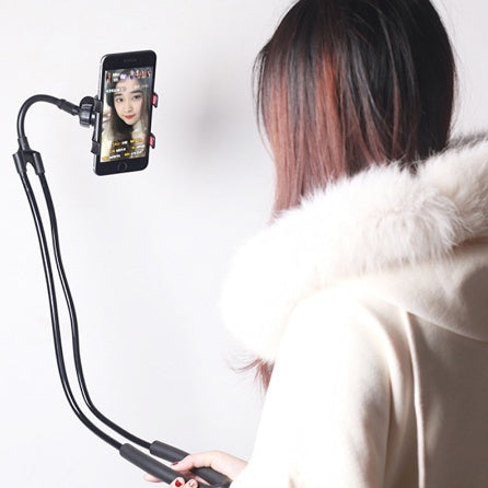 Net red mobile phone lazy desktop live broadcast bracket bed lengthened Multi-functional simple folding watch TV bracket