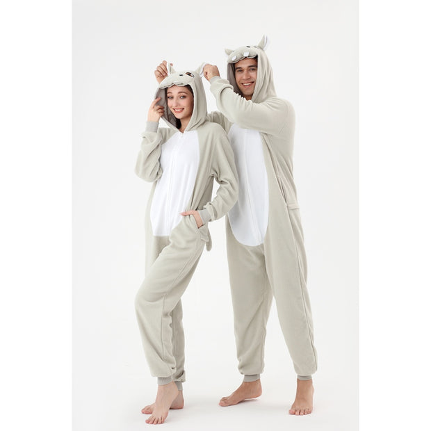 Animal Onesie Fleece Cosplay Sleepwear