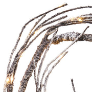 18 Foot Paper Flower Wreath With LED Lights