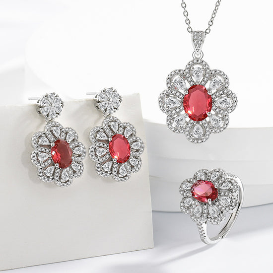 Bride Jewelry Earrings Necklace Jewelry Suit