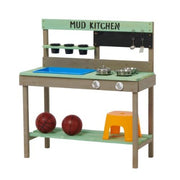 Kids Play Kitchen, Wood Mud Kitchen With Water Play Set  Cooking Toys For Outdoor, Gift For 3 8