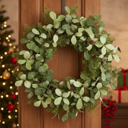 Christmas Cedar Wreath Full Luxe Greenery Holiday Door Festive Pinecone & Berry Accent FBA Shipment
