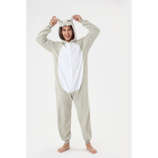 Animal Onesie Fleece Cosplay Sleepwear