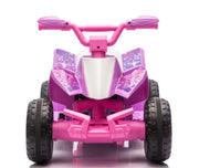 6V Battery Powered Kids Electric Vehicle, Kids Ride On ATV, 4 Wheeler Quad W Headlights, MP3, USB, Volume Control, Large Seat, Electric Ride On Toys Best Gifts For Age 3-6 Years Old